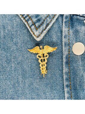🤩Pin Staff of Hermes Caduceus Medical Doctor Symbol of Medicine Medical Broch🤩